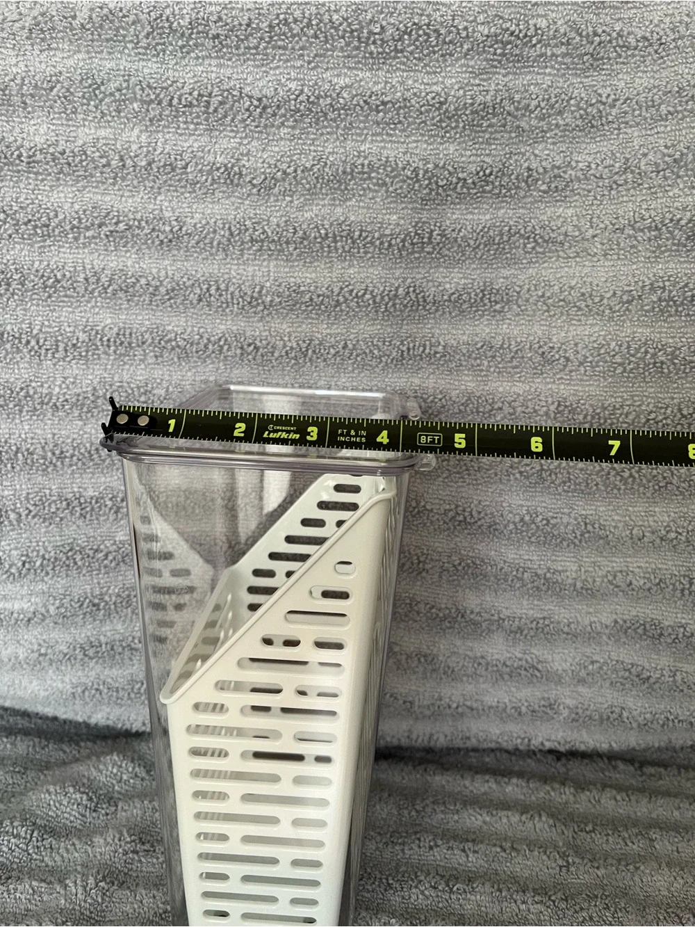 OXO White and Clear Herb Keeper for Refrigerator